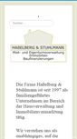 Mobile Screenshot of hasselberg-und-stuhlmann.de